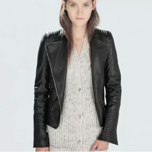 Zara Faux Leather Jacket